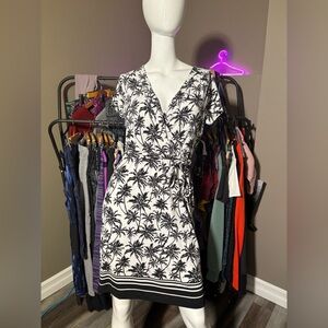 NWT Brooks Brothers Summer Dress Palm Trees S